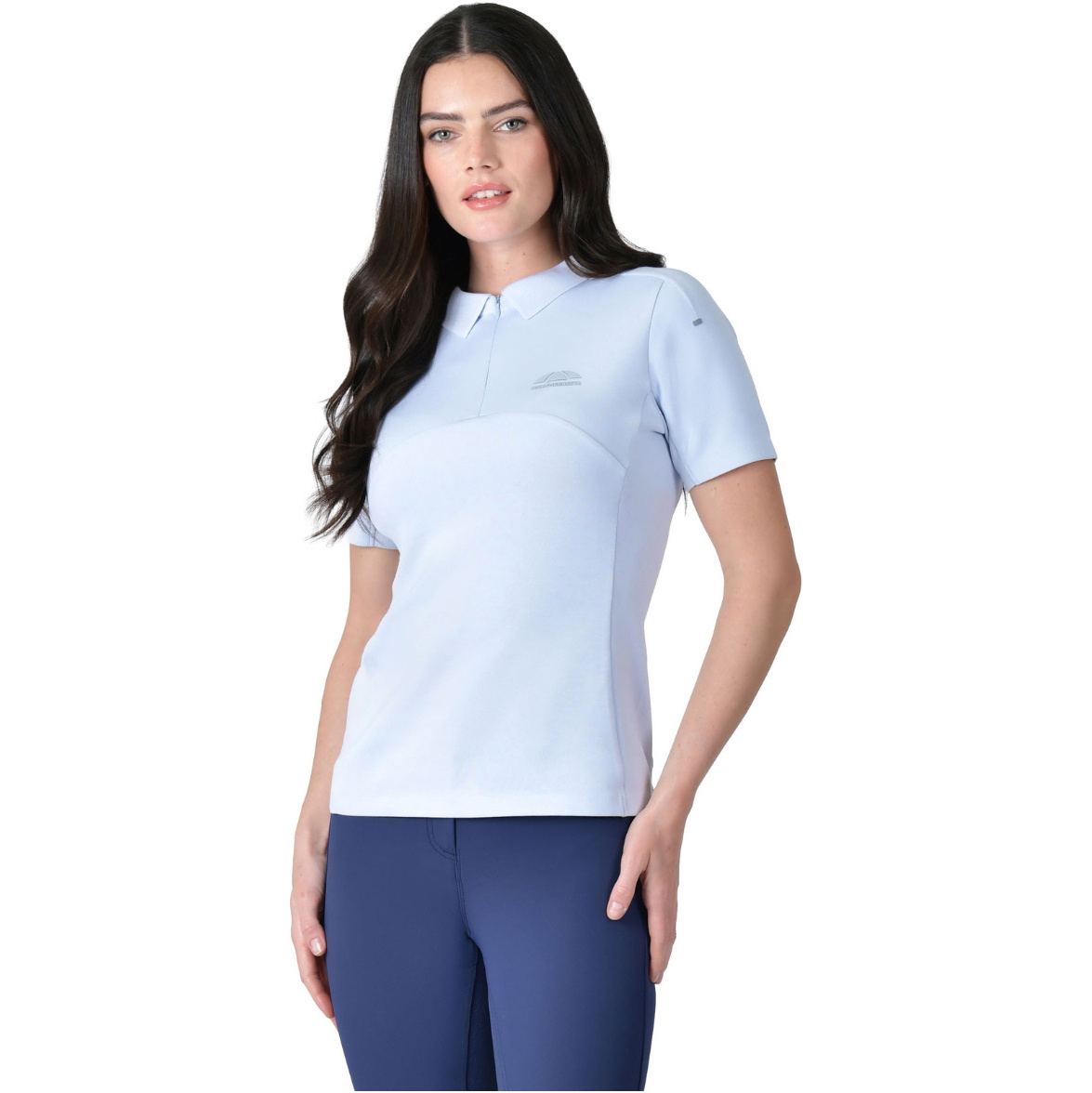 2026 WeatherBeeta Womens 37.5 Short Sleeve Performance Polo 1029991 - Mist Blue
